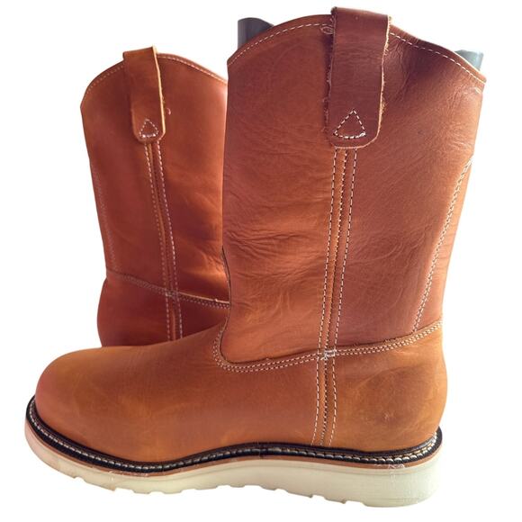 Thorogood Work Boots 11" Wellington Men's 10.5D Steel Toe, EH Leather 804-4205 - Picture 3 of 10